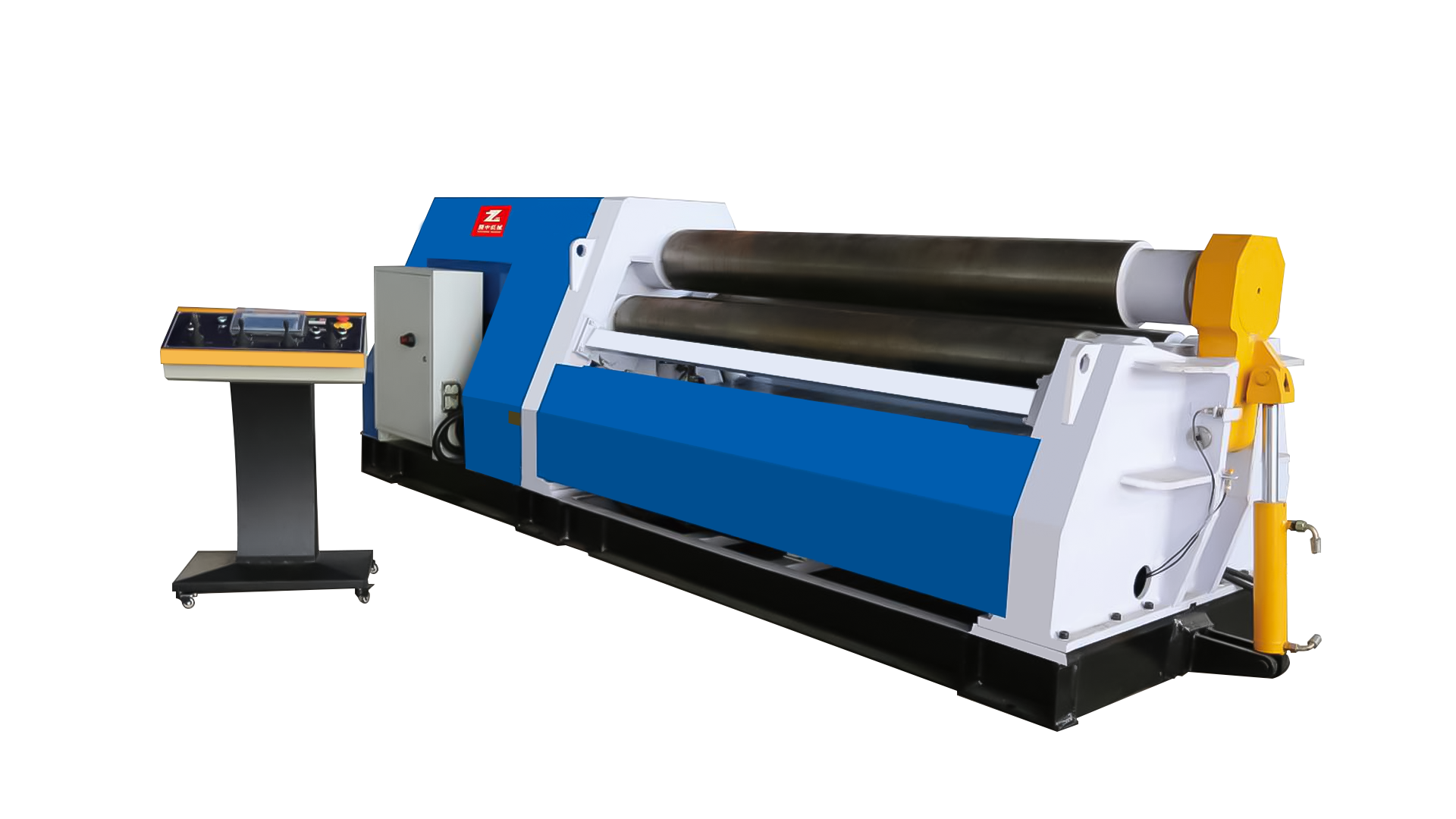 CNC elektrisk servo rullemaskin med fire ruller